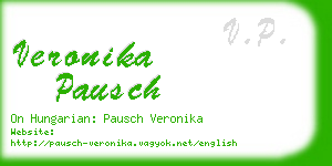 veronika pausch business card